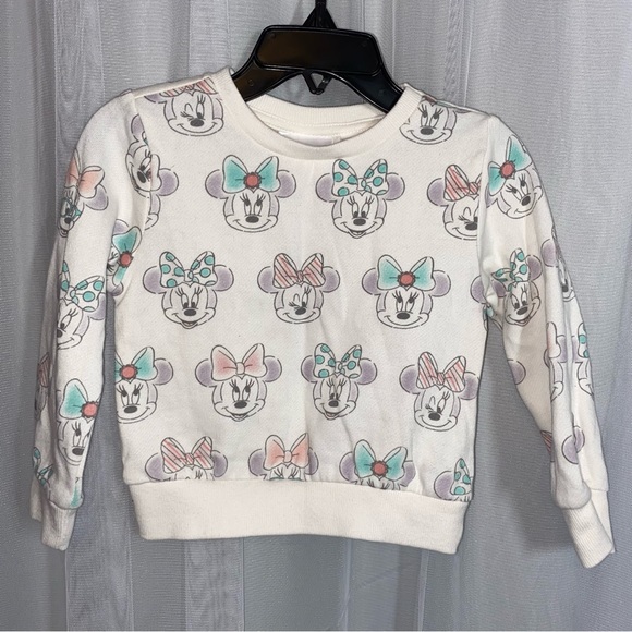 Disney Other - MINNIE MOUSE 2T sweatshirt Pullover Top Shirt girl Girls Baby Toddler Disney Jr.